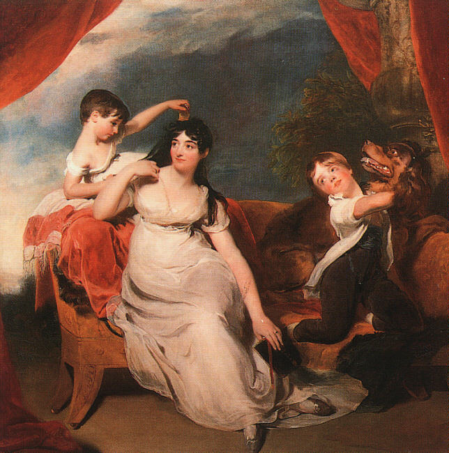 Mrs Henry Baring and her Children